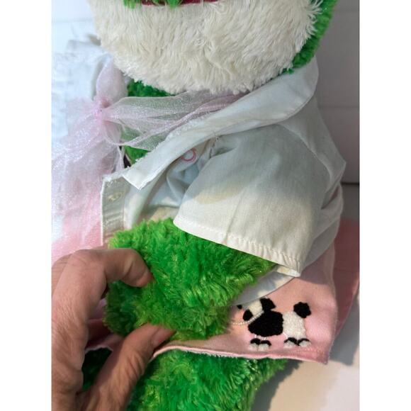 Build-A-Bear Workshop Green Frog Plush Stuffed Toy - Picture 8 of 8